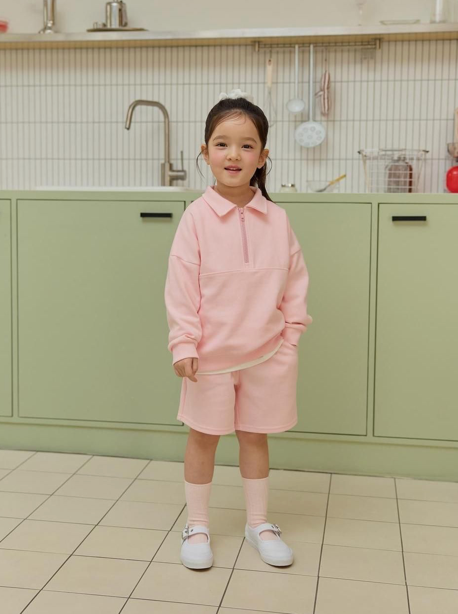 Daily Bebe Unisex Everyday Half Zip Set