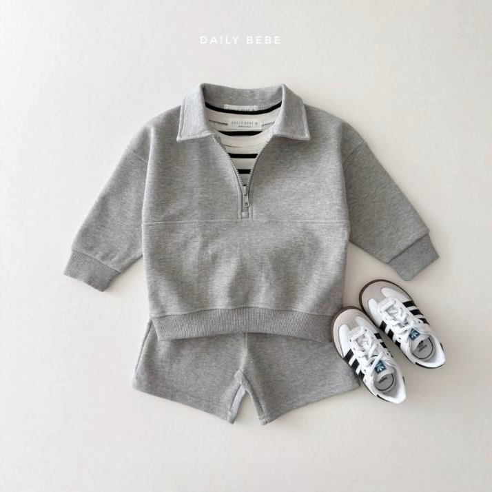 Daily Bebe Unisex Everyday Half Zip Set