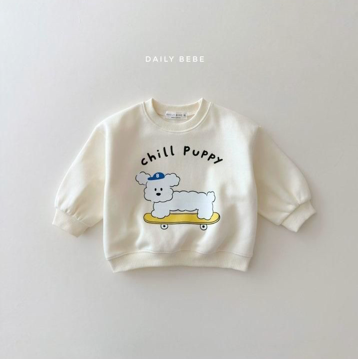 Daily Bebe Unisex Chill Puppy Sweatshirt