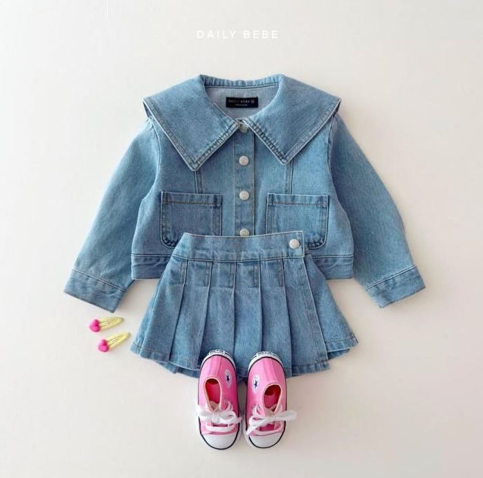 Daily Bebe Girls Denim Skort